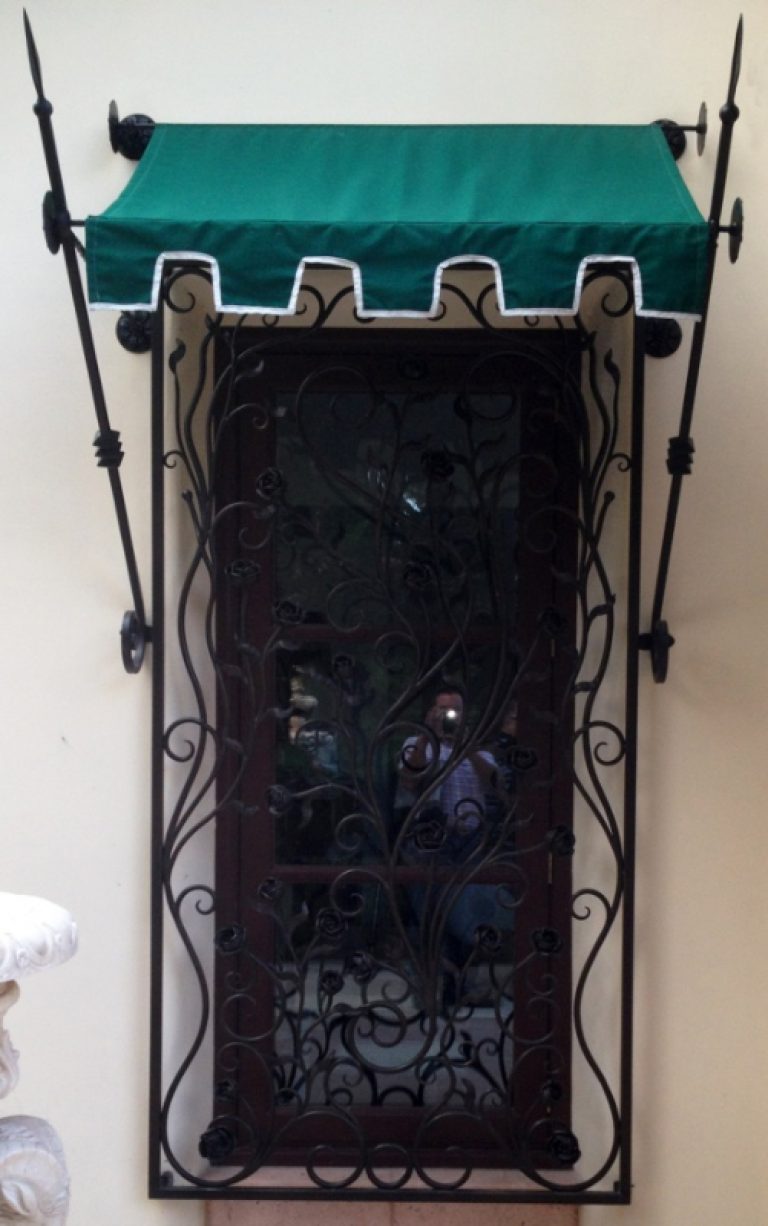 Wrought Iron Awning AW0002