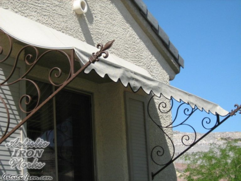 Wrought Iron Awning AW0007