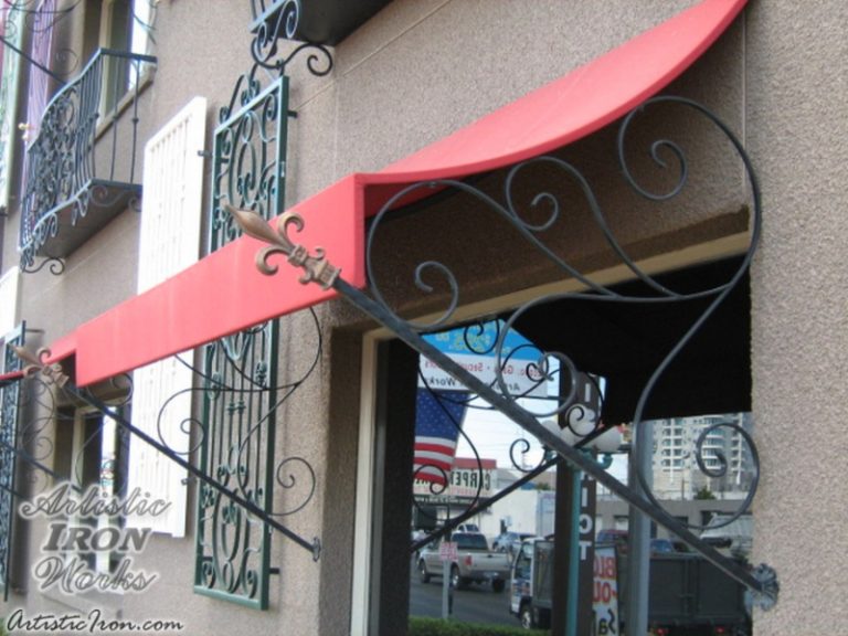 Wrought Iron Awning AW0008