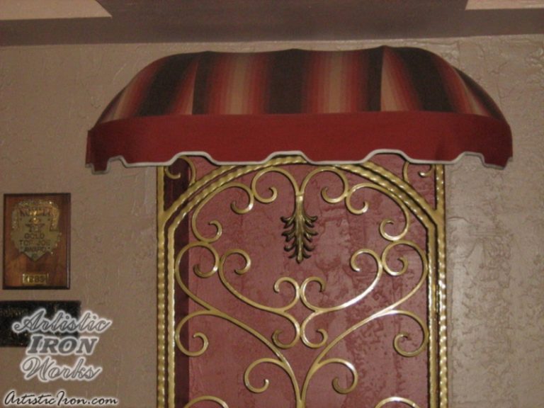 Wrought Iron Awning AW0009