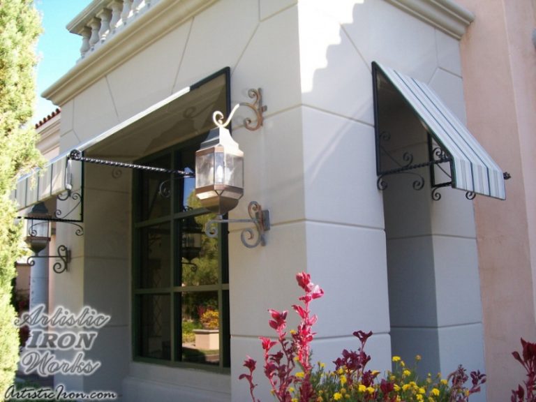 Wrought Iron Awning AW0010