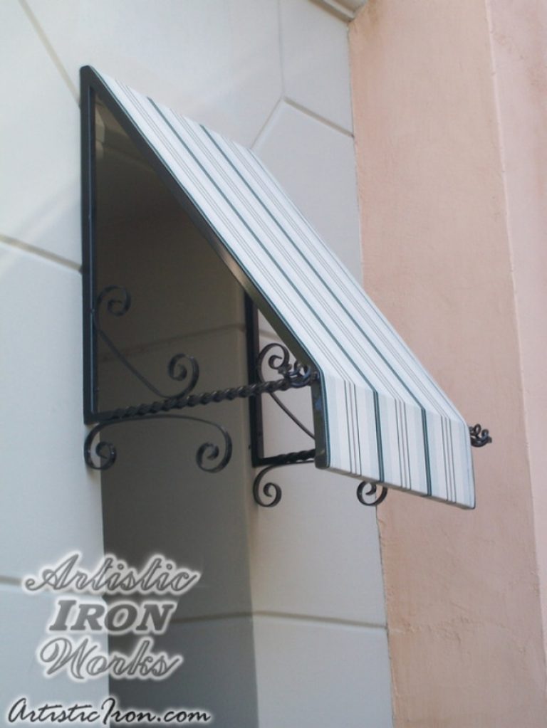 Wrought Iron Awning AW0011