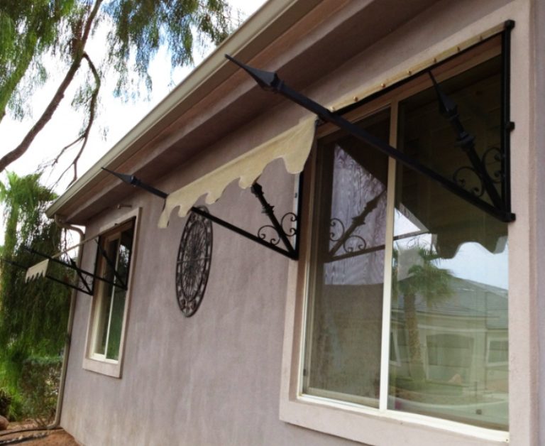 Wrought Iron Awning AW0017