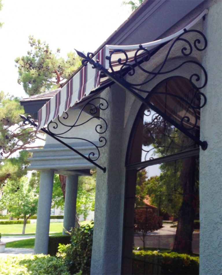 Wrought Iron Awning AW0018