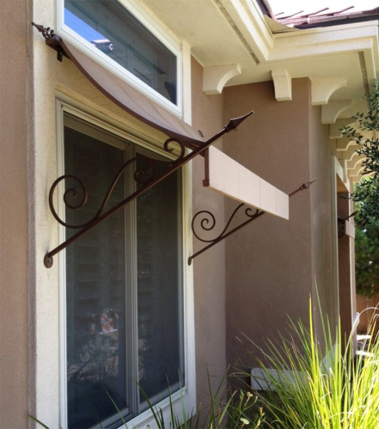 Wrought Iron Awning AW0019