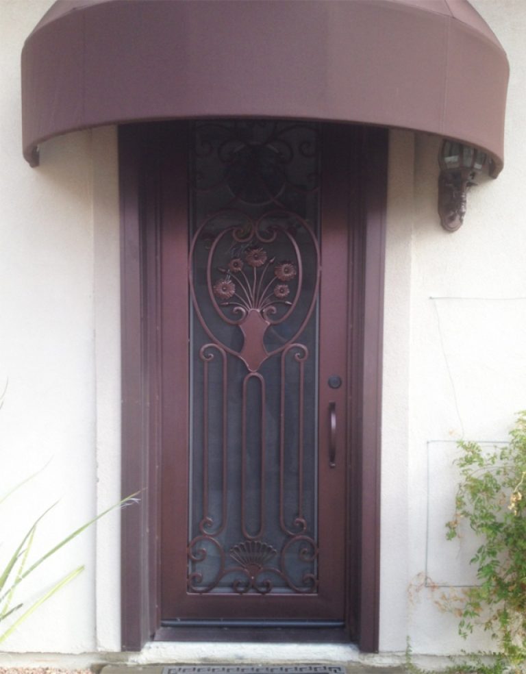 Wrought Iron Awning AW0022
