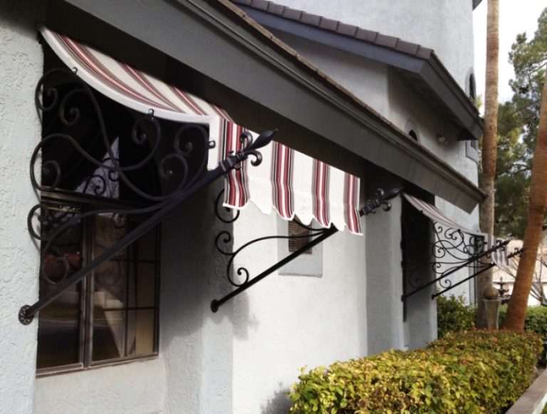 Wrought Iron Awning AW0023