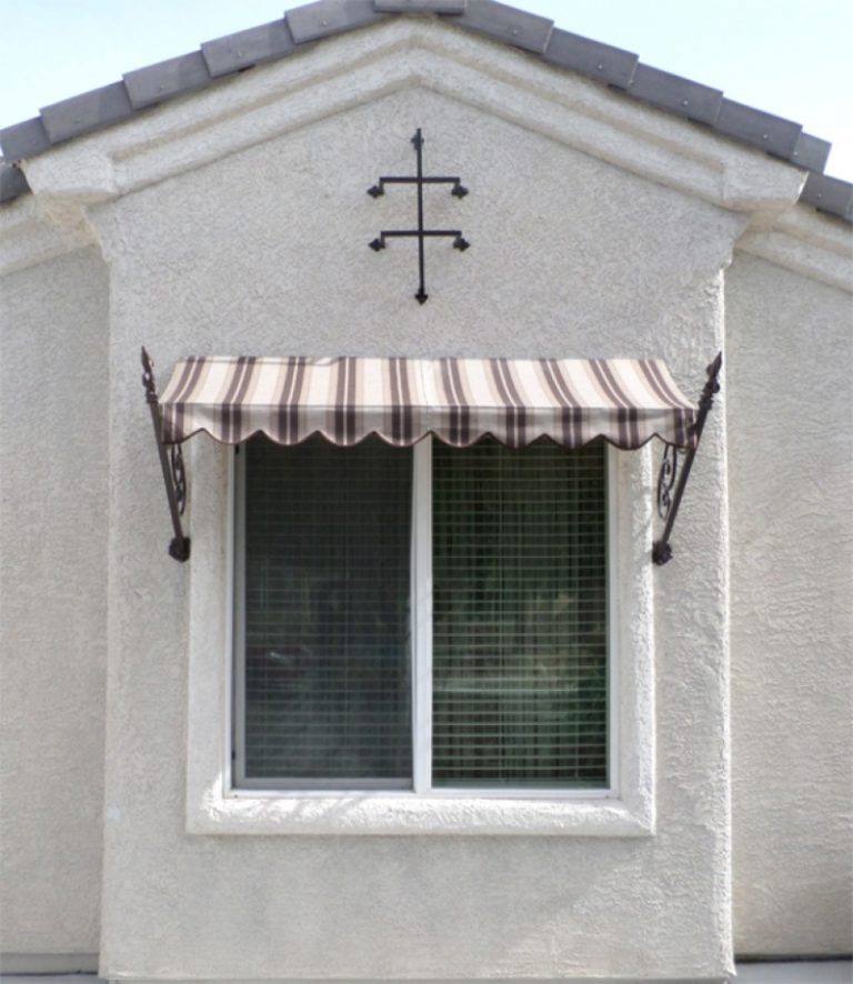 Wrought Iron Awning AW0027