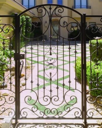 Wrought Iron SIngle Gate LV