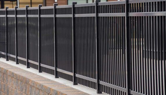 Commercial Wrought Iron Fence