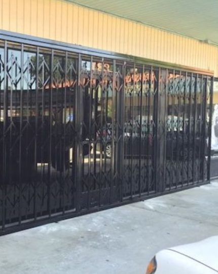 Business Security Scissor Gates