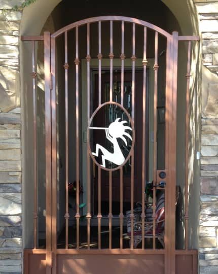 Custom Wrought Iron Entry LV