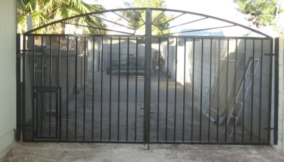 Gate With Pet Door
