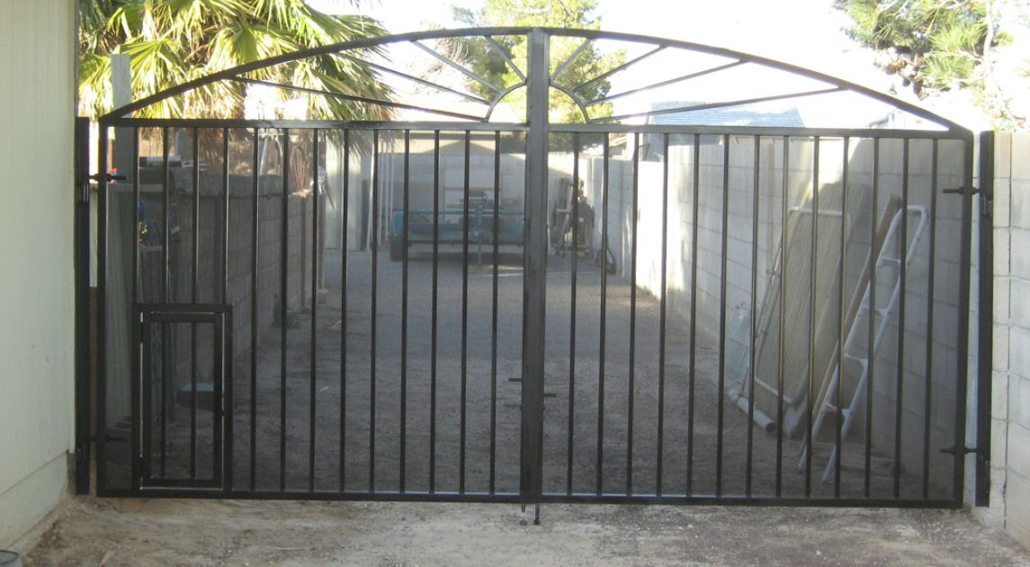 Gate With Pet Door