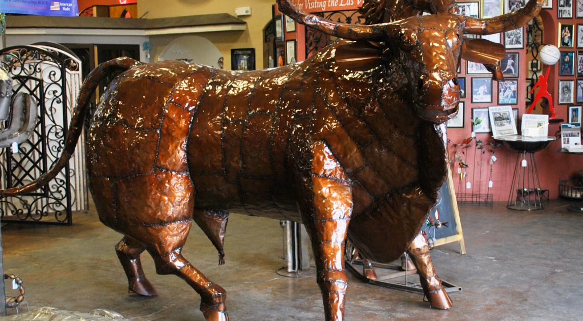 Iron Sculptures For A Whimsical Outdoor Space