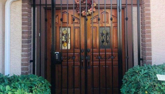 Wrought Iron Entryway