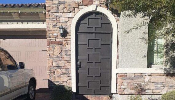 A Wrought Iron Security Door.